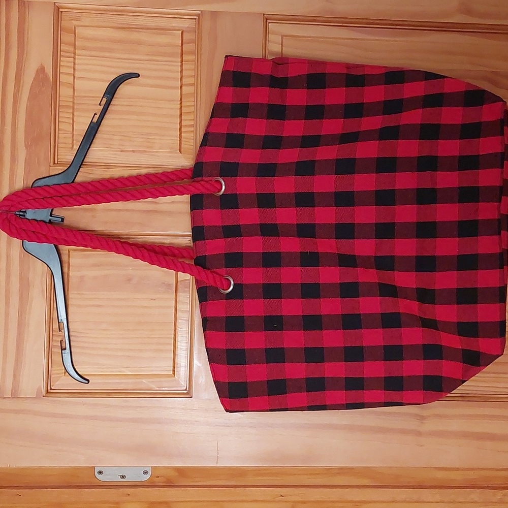 Flannel tote